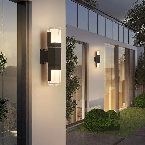 LichtWächter Außenlampe mit Bewegungsmelder LED wetterfest modern