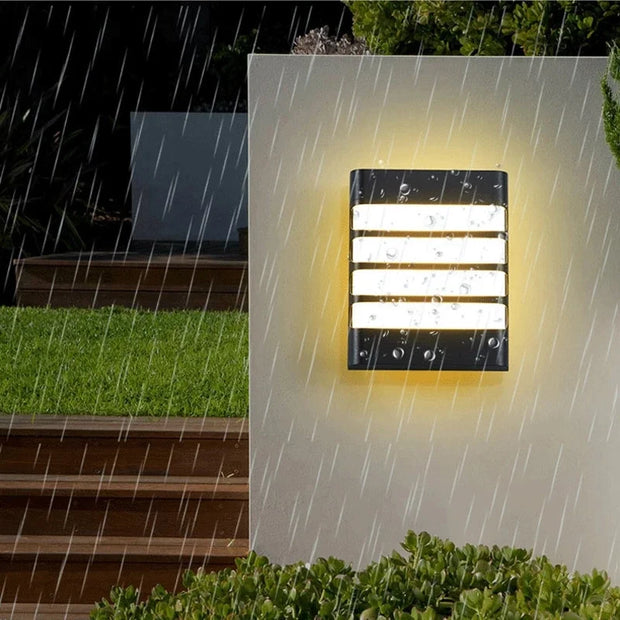 Wetterfeste LED Außenlampe Gartenbeleuchtung modern warmweiß IP65