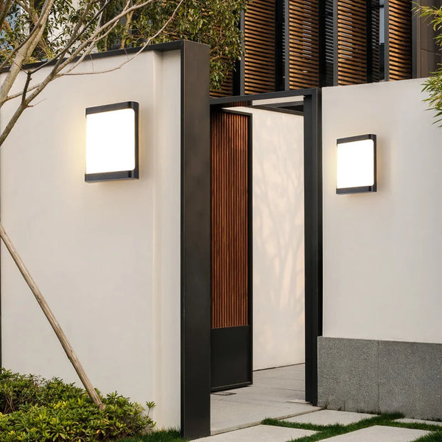 Wetterfeste LED Außenlampe Gartenbeleuchtung modern warmweiß IP65