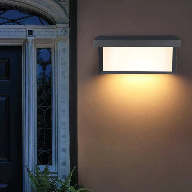LumaWand LED Außenlampe warmweiß wasserdicht modern IP65 für Garten Terrasse Wandmontage