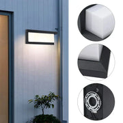 LumaWand LED Außenlampe warmweiß wasserdicht modern IP65 für Garten Terrasse Wandmontage