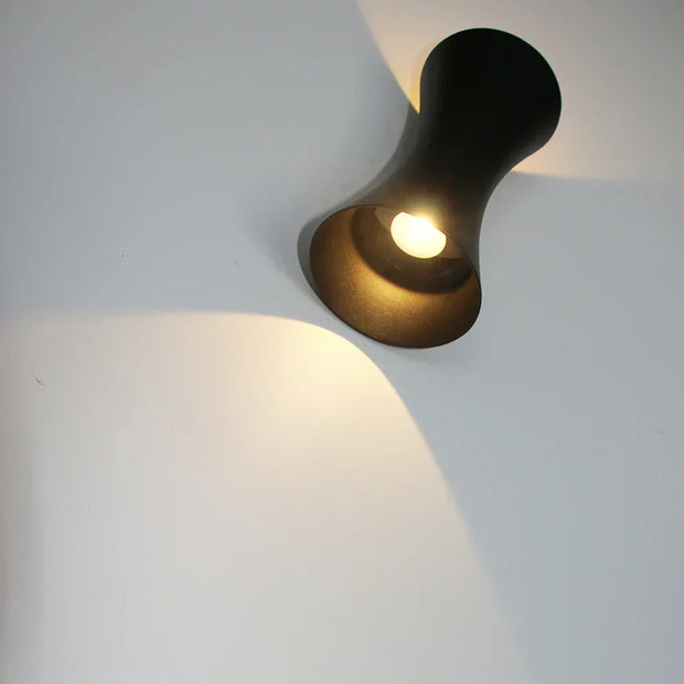 WetterLux Aluminium Wandstrahler IP65 Außenlampe Modern LED Wasserdicht