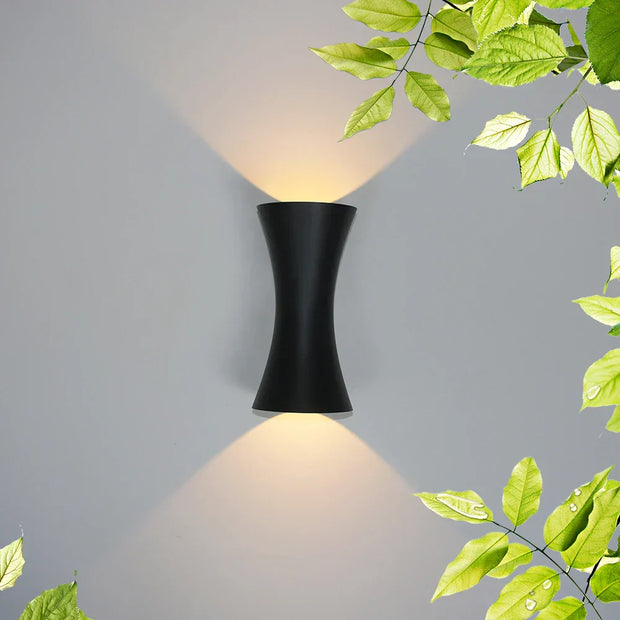 WetterLux Aluminium Wandstrahler IP65 Außenlampe Modern LED Wasserdicht