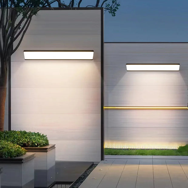 LichtGlanz Gartenleuchte LED Außenlampe für Terrasse Garten wetterfest modern