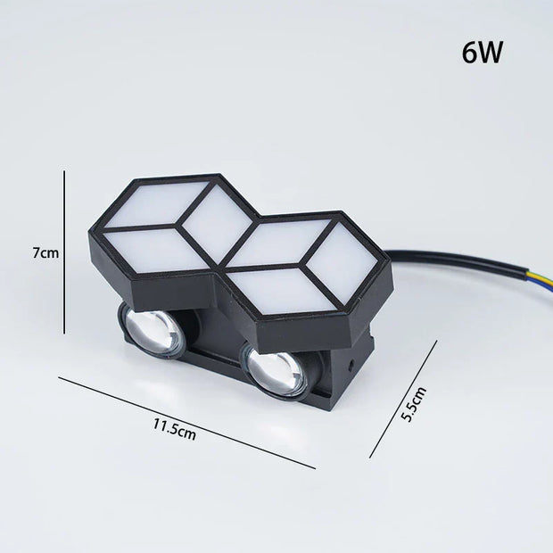 WetterLicht LED Wandlampe außen wetterfest modern IP65 energieeffizient