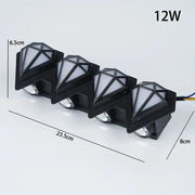 Wandleuchte außen LED wasserdicht modern IP65 Gartenlampe energieeffizient
