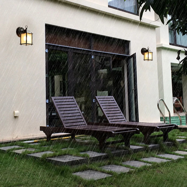 Klassische Außenwandleuchte EwigeLeuchte für Garten Terrasse und Einfahrt Beleuchtung