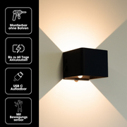Marthova | LumiFix MotionSense Intelligente Bewegungsmelder-Wandleuchte