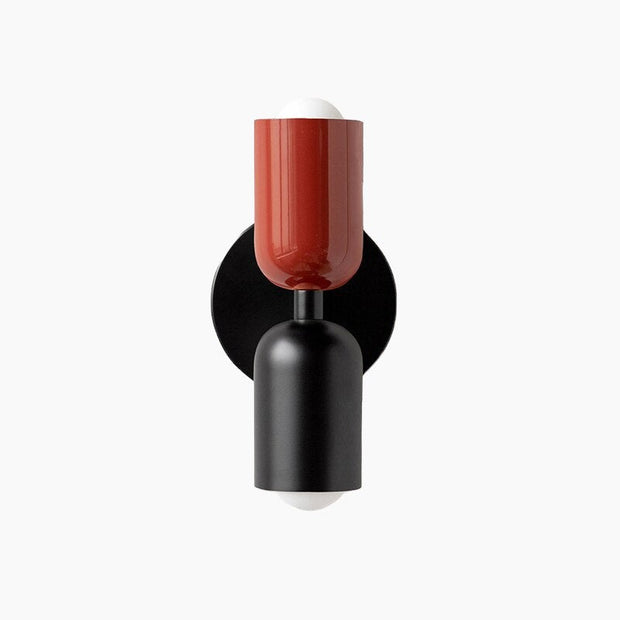 VivaLicht Wandlampe, moderne Wandleuchte - LED, Doppelleuchte, Eisengehäuse, 90-260V, Auf-/Abwärtsbeleuchtung