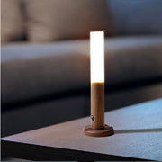 NachtGlanz Leuchte, LED, Warmweiß, Holz, USB-aufladbar Wandleuchten