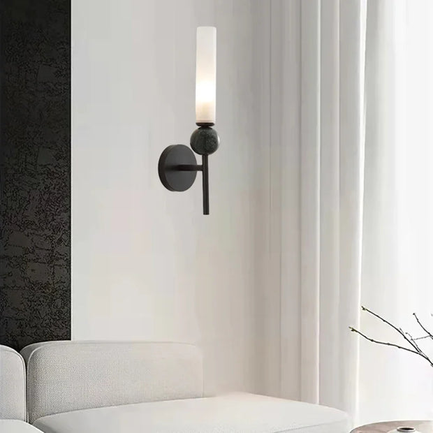 MarmoLux Wandlicht, Gold oder Schwarz, Kupfer & Marmor, G9 LED 5W 3000K, Moderner Stil
