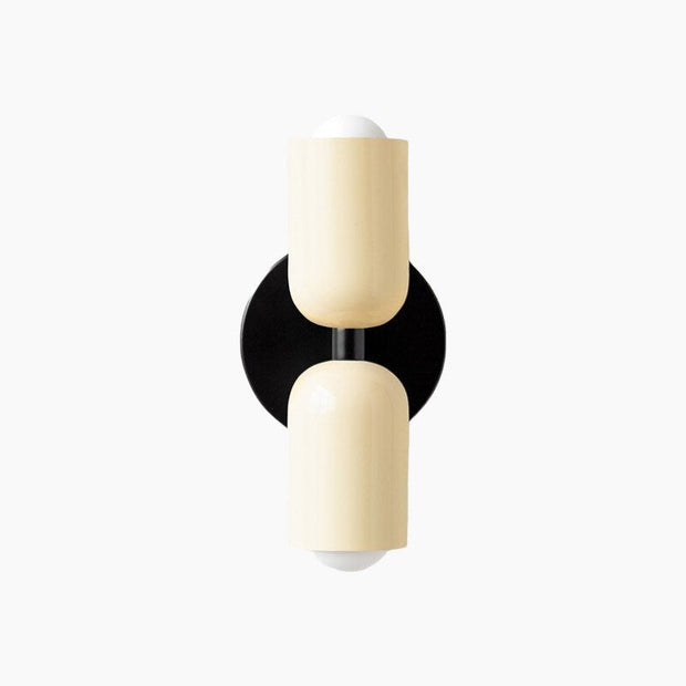 VivaLicht Wandlampe, moderne Wandleuchte - LED, Doppelleuchte, Eisengehäuse, 90-260V, Auf-/Abwärtsbeleuchtung