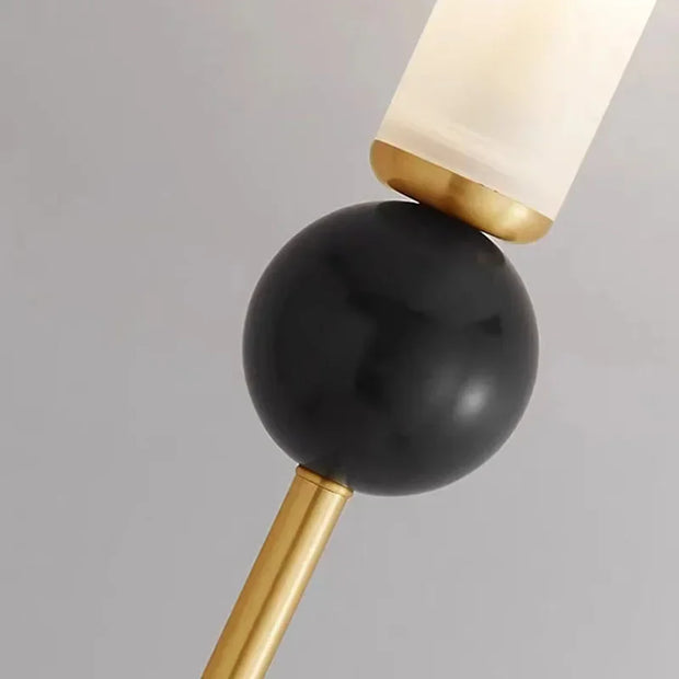 MarmoLux Wandlicht, Gold oder Schwarz, Kupfer & Marmor, G9 LED 5W 3000K, Moderner Stil