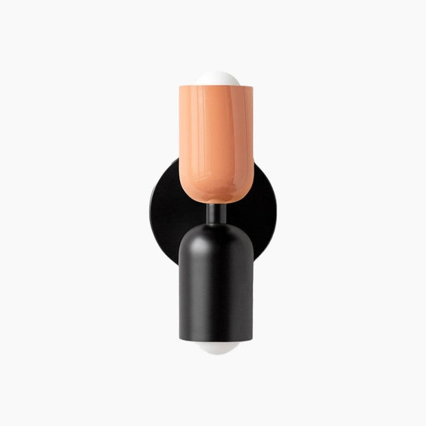 VivaLicht Wandlampe, moderne Wandleuchte - LED, Doppelleuchte, Eisengehäuse, 90-260V, Auf-/Abwärtsbeleuchtung