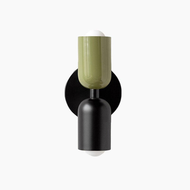 VivaLicht Wandlampe, moderne Wandleuchte - LED, Doppelleuchte, Eisengehäuse, 90-260V, Auf-/Abwärtsbeleuchtung