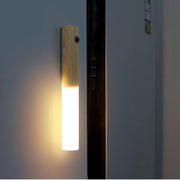 NachtGlanz Leuchte, LED, Warmweiß, Holz, USB-aufladbar Wandleuchten