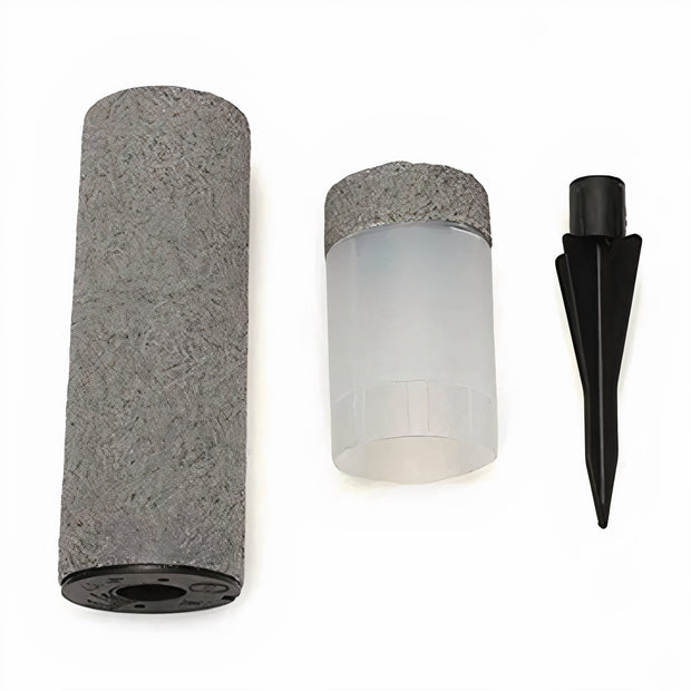 Solenstein Eleganz - Wetterfeste Solarsäule mit LED-Ambiente Außenlampen