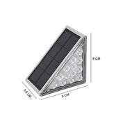 Kabellose Solarlampe für Außen | MARTHOVA Lichtdreieck | Modern & Wetterfest