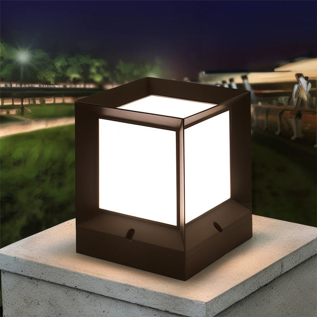 moderne außenlampe für einfahrt und garten wetterfest mit led