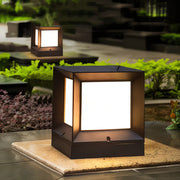 moderne außenlampe für einfahrt und garten wetterfest mit led