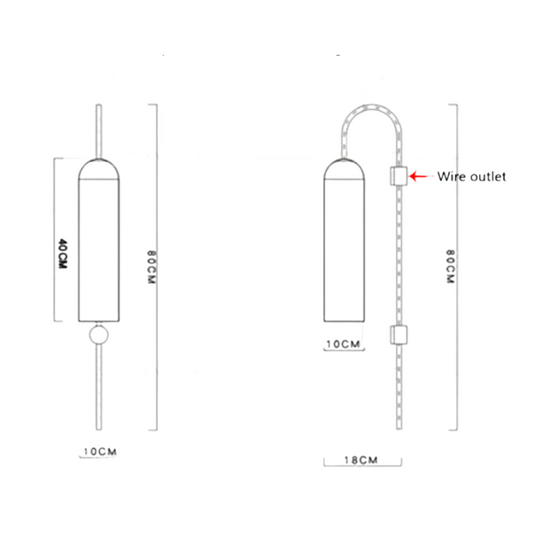 LumiÉlan Wandlicht aus Messing  Tannengrün & Mattweiß  Up/Down LED-Beleuchtung