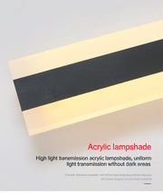 Wetterfeste Außenwandleuchte modern LED warmweiß für Garten Terrasse Hauswand