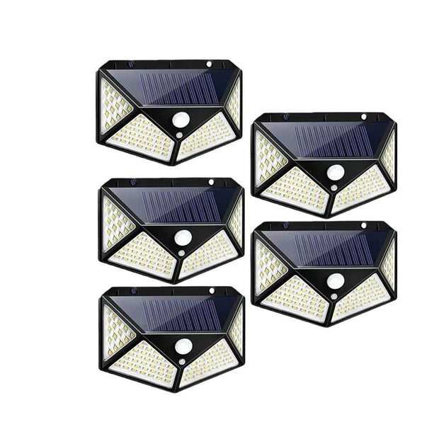 LichtWächter Solar Außenlampe mit Bewegungsmelder LED wasserdicht IP65 für Garten und Terrasse