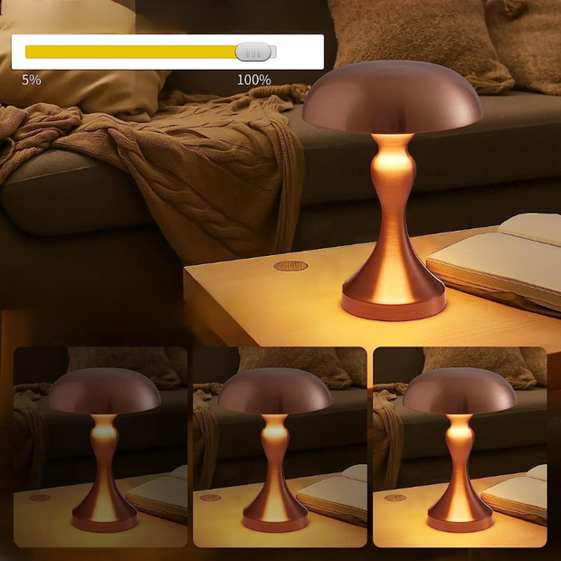 Nachtlampe mit Lesemodus wiederaufladbar modernes Design Schlafzimmerlampe