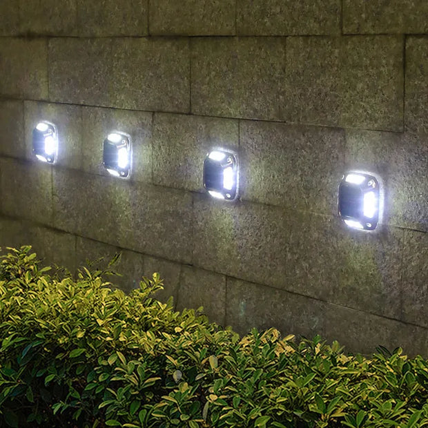 SonnenWege Lichtstein LED Gartenbeleuchtung Solar Wasserdicht Außenleuchte