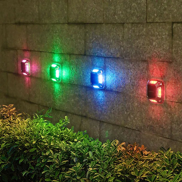 SonnenWege Lichtstein LED Gartenbeleuchtung Solar Wasserdicht Außenleuchte