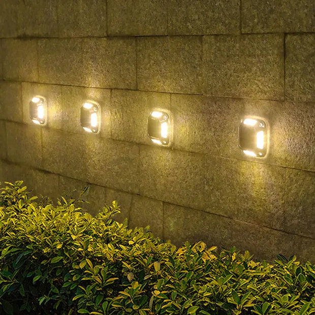 SonnenWege Lichtstein LED Gartenbeleuchtung Solar Wasserdicht Außenleuchte