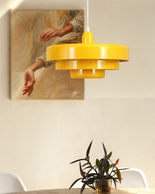 AuriLoft Pendelleuchte, Mid-Century-Pendelleuchte, Schwarz-Gold-Finish Deckenlampen