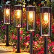 SonnenPfadlicht solar gartenbeleuchtung wegbeleuchtung kabellos wasserdicht led außen