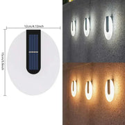 Solar LED Wandlicht für Außen Gartenbeleuchtung wetterfest modern