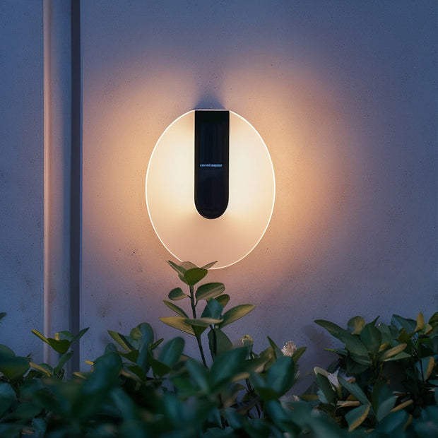 Solar LED Wandlicht für Außen Gartenbeleuchtung wetterfest modern