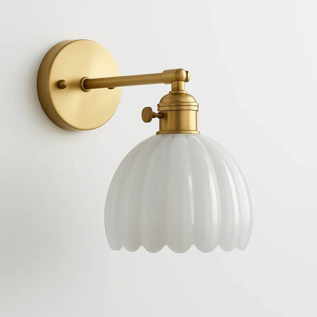 Retro Wandlampe Tulpenblüte