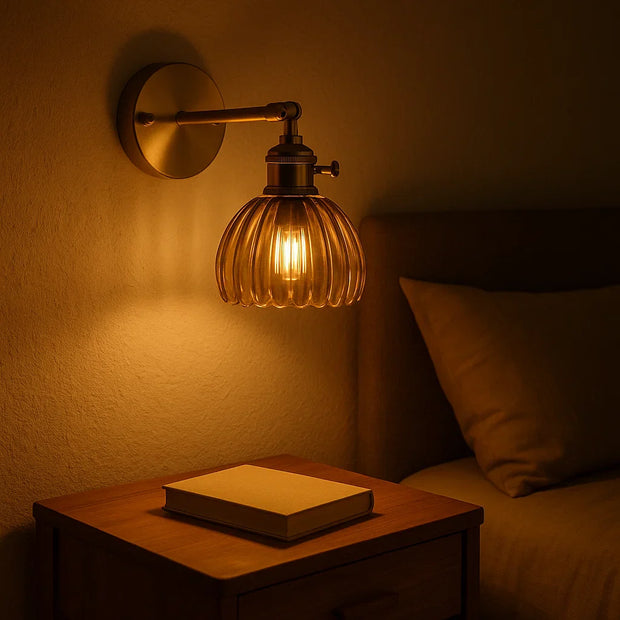 Retro Wandlampe Tulpenblüte