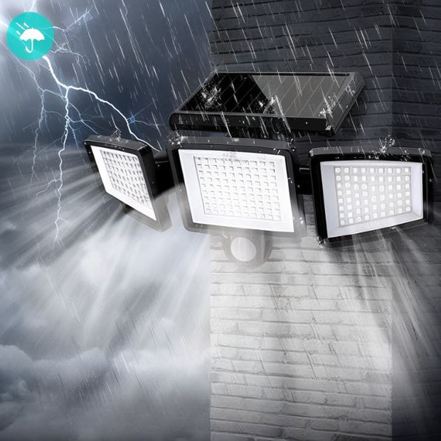 Solar Wandleuchte mit Bewegungsmelder – LED Außenlampe SolarVigil | Marthova