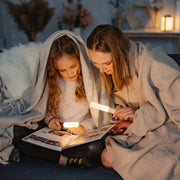 NachtGlanz Leuchte, LED, Warmweiß, Holz, USB-aufladbar Wandleuchten