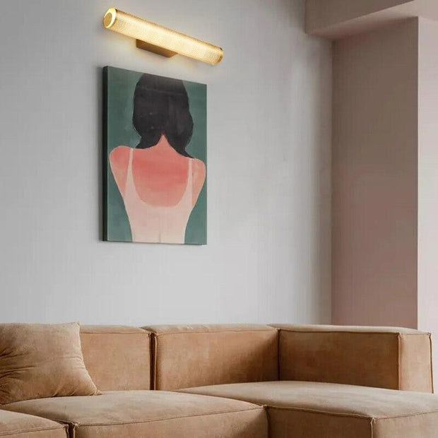GoldÉlan Wandleuchte, Luxuriöse goldene Wandleuchte | LED, ART DECO Stil, 12W, verkabelt