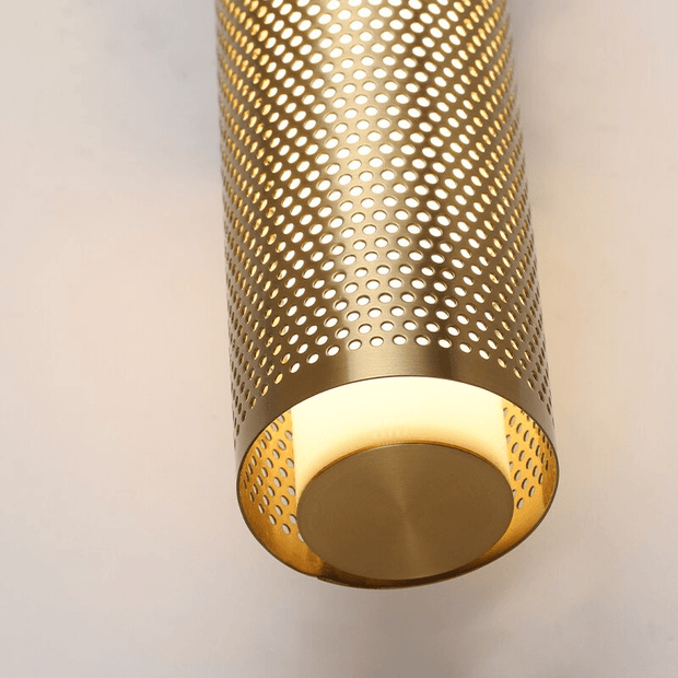 GoldÉlan Wandleuchte, Luxuriöse goldene Wandleuchte | LED, ART DECO Stil, 12W, verkabelt