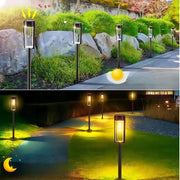 SonnenPfadlicht solar gartenbeleuchtung wegbeleuchtung kabellos wasserdicht led außen