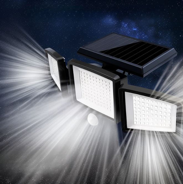 Solar Wandleuchte mit Bewegungsmelder – LED Außenlampe SolarVigil | Marthova