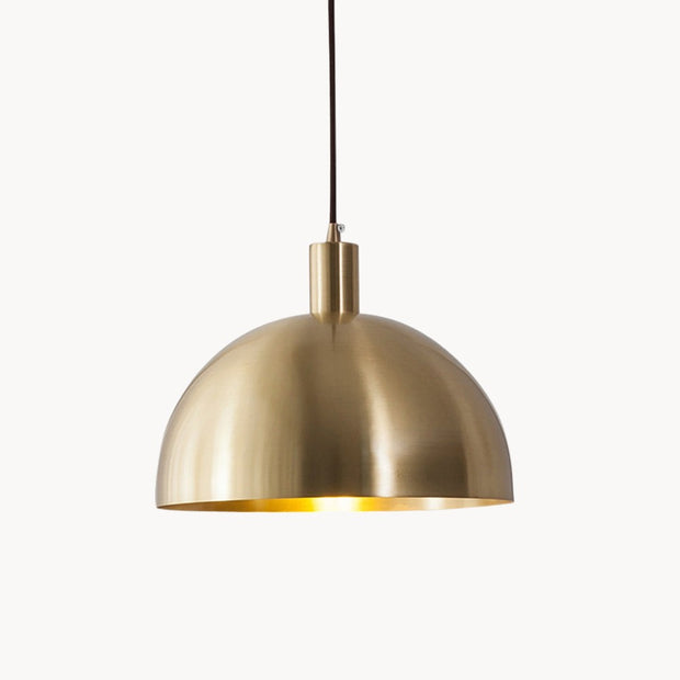 Auréla Pendelleuchte, Moderne Messing-Hängeleuchte im Mid-Century-Stil, verstellbarer Draht, E26/E27, 40W Max