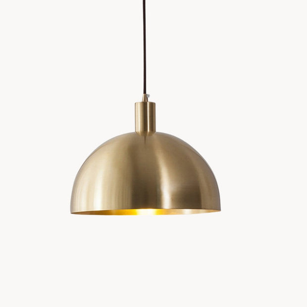 Auréla Pendelleuchte, Moderne Messing-Hängeleuchte im Mid-Century-Stil, verstellbarer Draht, E26/E27, 40W Max