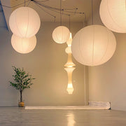 ZenLicht Hängeleuchte | Warmes Licht 2200-3500K | Eisen & Reispapier | E27
