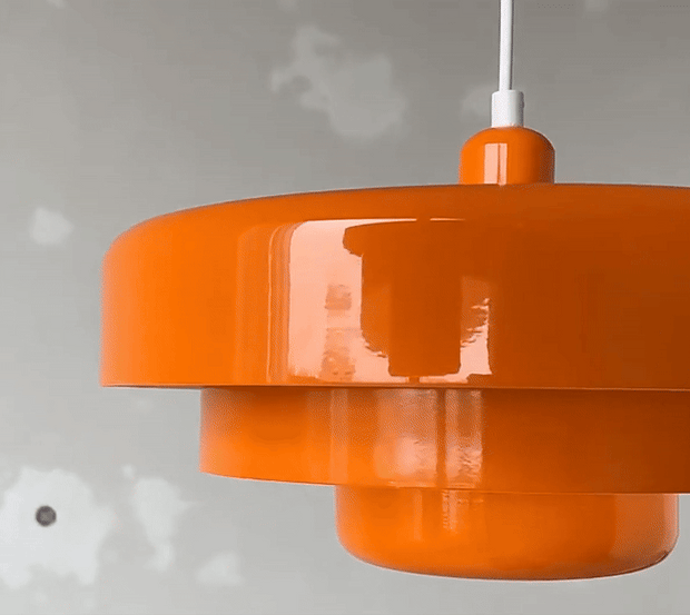 AuriLoft Pendelleuchte | Mid-Century-Pendelleuchte, Ø35 cm Höhenverstellbar