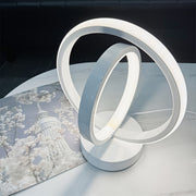 Elegante dimmbare USB LED Tischlampe für Schlafzimmer Wohnzimmer Büro