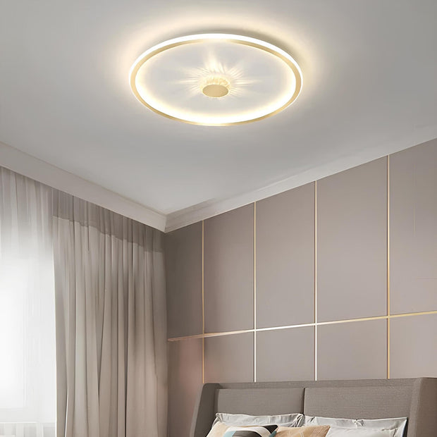 Moderne dimmbare LED Deckenlampe energiesparend für Wohnzimmer Schlafzimmer Büro