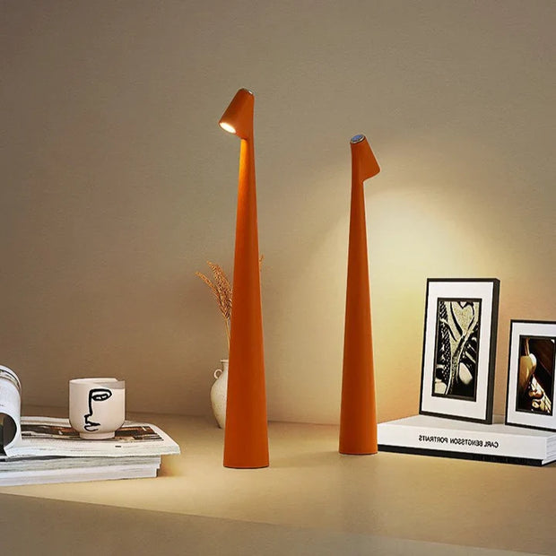 Kabellose LED Tischlampe dimmbar modern tragbar mit Akku für Innen und Außen